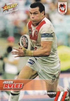 2008 Select NRL Champions #141 Jason Ryles Front